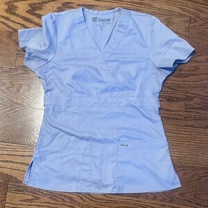 Grey's Anatomy Light Grey Scrub Top